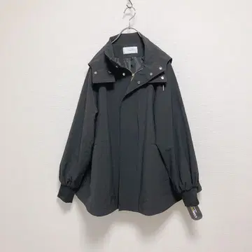 미사용 택 포함 워셔블 T.japan 마운틴 후드티 블랙 프리 사이즈