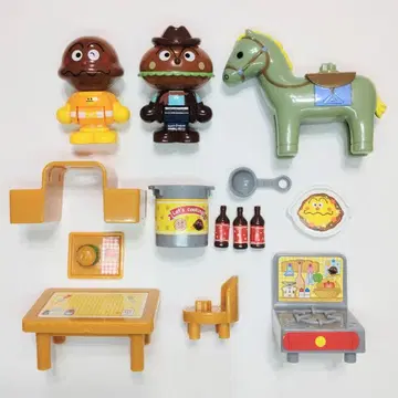 호빵맨 타운 카레빵맨과 햄버거 키드