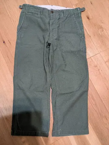 ENGINEERED GARMENTS 워크 팬츠 그린