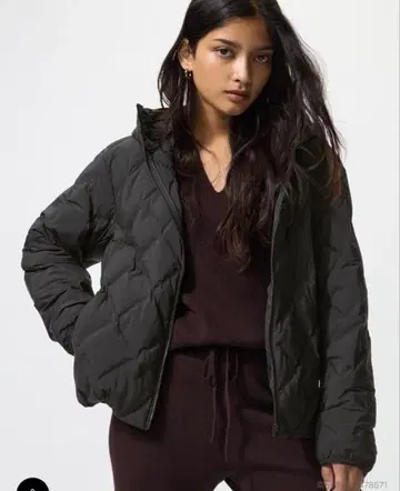 UNIQLO 유니클로 퍼프 테크 후드티 블랙 S 사이즈 새상품급