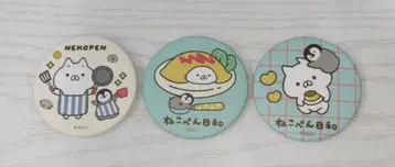 크레이프 원단 멸치 캔뱃지 3개 세트