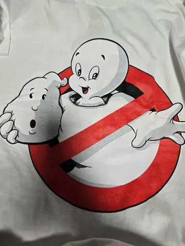 고스트버스터즈 캐스퍼 양면 프린트 T셔츠