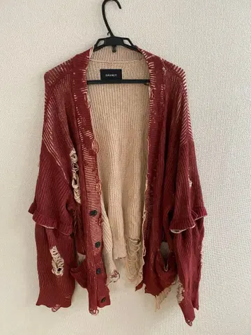 GRANCY 디스트랙션 디자인 빅 가디건 L 사이즈