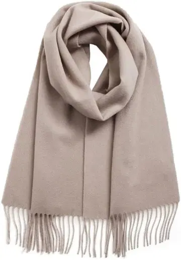 미개봉 새상품 Filomo 캐시미어 머플러 100% 그레이지