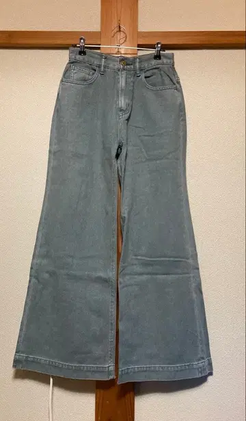 SLY e/s 데님 와이드 팬츠 하이웨스트