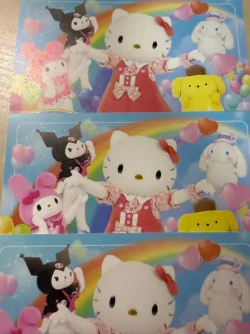 산리오 3장 스마일 1000엔