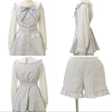 LIZ LISA 리본 트위드 셋업