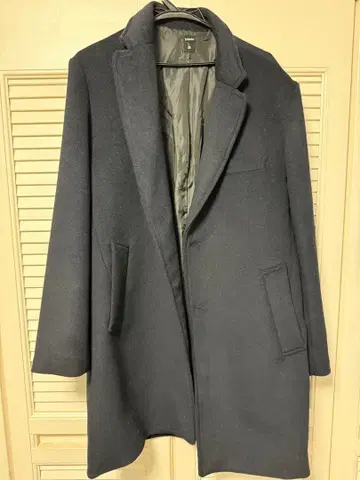 다크 그레이 체스터 코트 L 사이즈