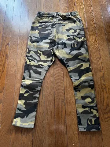 [새상품] 남성용 칸비오 카모플라쥬 조거 팬츠 카키 M 사이즈