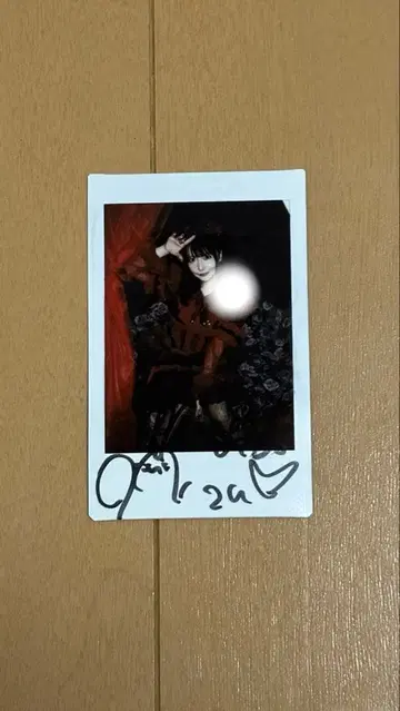 히비키바 리즈 생탄 사인 있음 폴라로이드