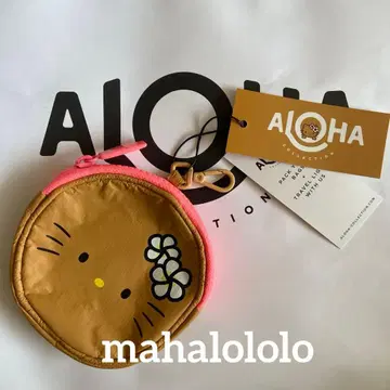 ALOHA COLLECTION CUTIE 일광화상 키티 원형 파우치