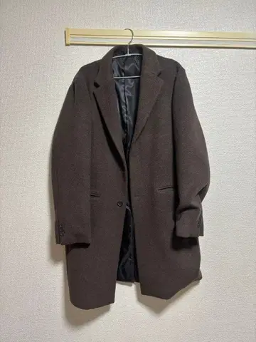 다크 브라운 체스터 코트