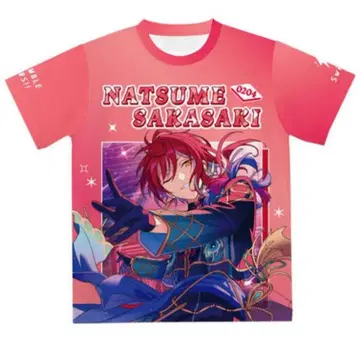 앙스타 사카사키 나츠메 풀 그래픽 T셔츠 풀그라