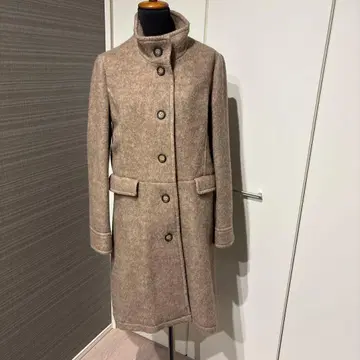 무인양품 하프 코트 베이지