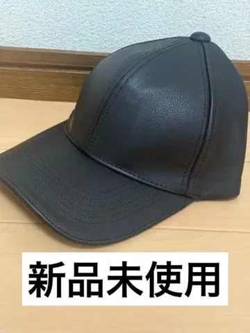 데그너 가죽 캡 블랙