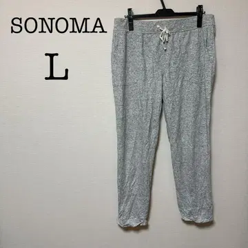 SONOMA [ L ] 그레이 조거 팬츠 맨투맨 루즈핏 심플 무지