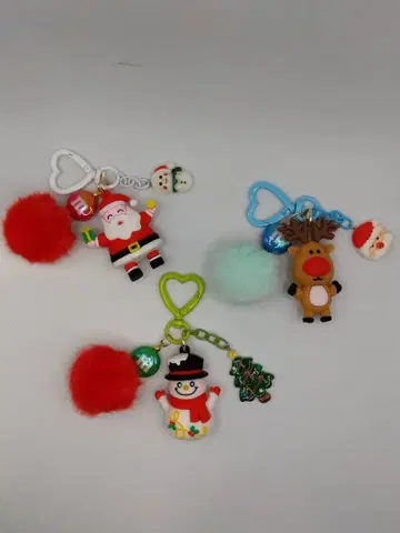 크리스마스 캐릭터 키링 세트