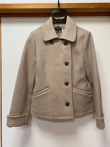 어반 리서치 피 코트 베이지