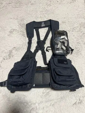 다이와 스트림 베스트 파우치 포함 계류 낚시 계류 베스트