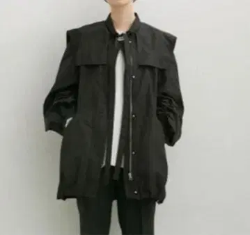 ADAM ET ROPE FEMME [ 지속가능성 ] 엄브렐라 요크 블루종