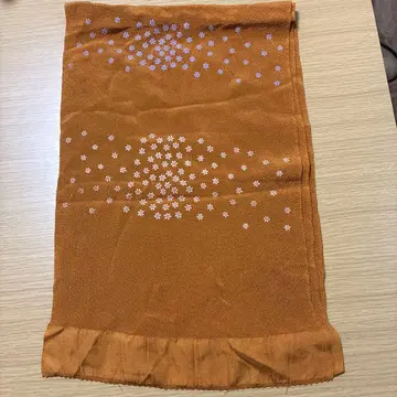 2가지 색상의 작은 꽃 무늬 오비 장식 천 택 없음 미사용