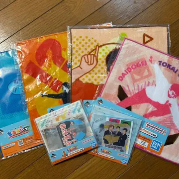 도카이 온에어 제일복권 타월 4장 세트 + 스티커 세트