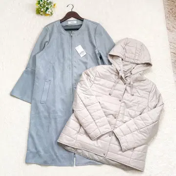 [새상품] 모토마치 제라르 스웨이드 코트 패딩 자켓 2세트 빅 사이즈