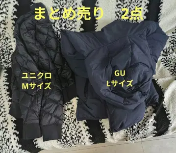 유니클로 & GU 여성용 다운 자켓풍 아우터 2종 가을/겨울 방한 M L