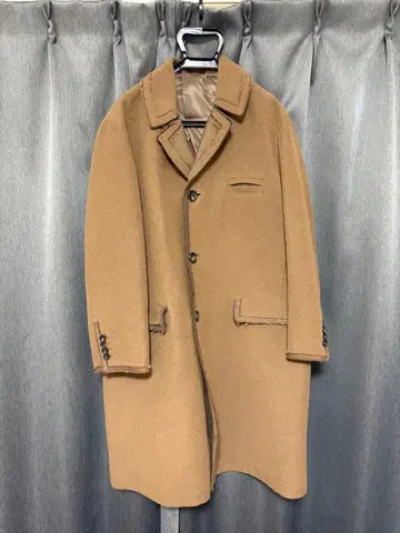 바니스 뉴욕 캐시미어 혼방 체스터 코트 사이즈 46 브라운