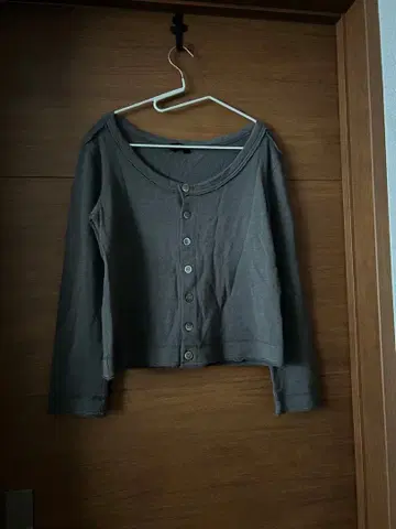 ZUCCA 긴팔 가디건 그레이