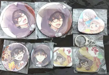 다이쇼 x 대칭 앨리스 늑대 7종 세트 AGF 캔뱃지 복권 아크릴 키링