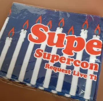 미사용 새상품 슈퍼플라이 머플러 타월 레어