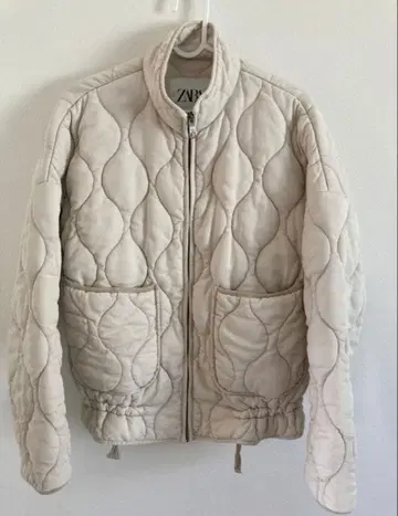 ZARA 퀼팅 봄버 자켓