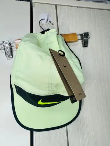 나이키 라이트 그린 캡 미사용 택 포함