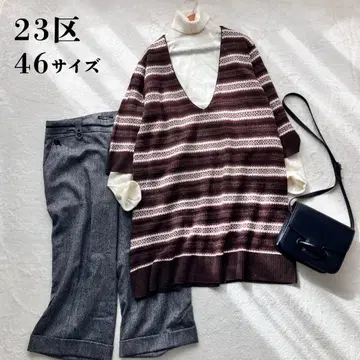 23구 빅 사이즈 46 울 100% 니트 원피스 4L 스웨터