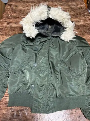 80년대 미국제 알파 alpha N2-B 플라이트 자켓 N2B L