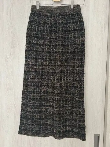 미사용품 [ FREAK'S STORE ] 트위드 롱 스커트