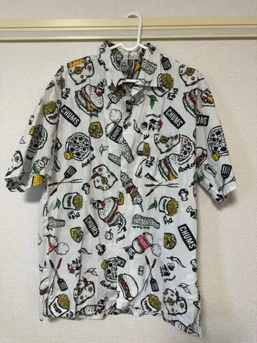 CHUMS BBQ 알로하 셔츠 XL