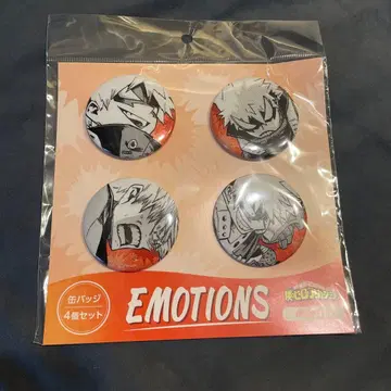 emotions 캔 배지 4개 세트 바쿠고 카츠키
