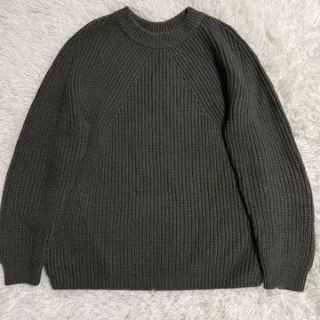 [ 초레어 ] 바토너 시그니처 크루넥 스웨터 니트 올리브