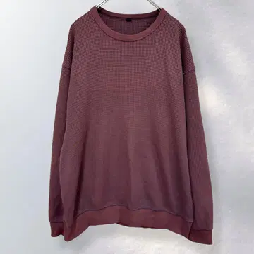 무인양품 와플T 긴팔 티셔츠 UV컷 캐주얼 M [ i371