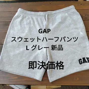 GAP 맨투맨 하프 팬츠 L 그레이 새상품