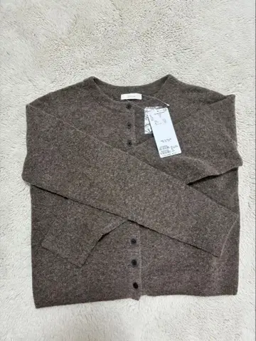 DISCOAT 야크 블렌드 크루 가디건