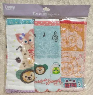 TDS 더피앤프렌즈의 시크릿 오브 스노위 데이 미니 타월 세트