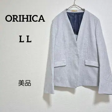 오리히카 노카라 자켓 수트 워셔블 라이트 그레이 LL