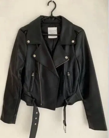 가죽 블루종 자켓 블랙