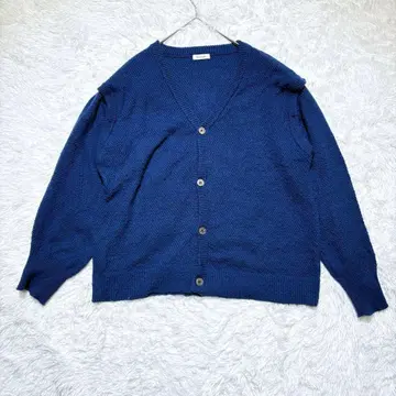 [애던플레인] 니트 가디건 L 2WAY 루즈핏 니트 베스트