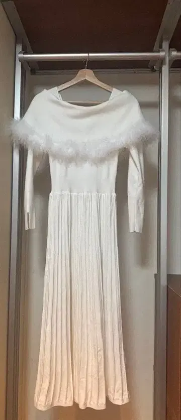 Nadia 화이트 니트 원피스