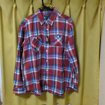 Eddie Bauer 체크 무늬 긴팔 셔츠 L 사이즈 새상품