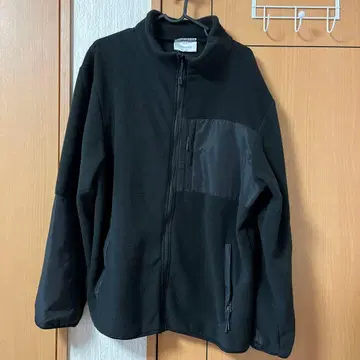 블랙 플리스 자켓